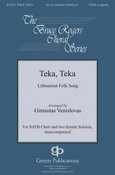Teka, Teka SATB choral sheet music cover